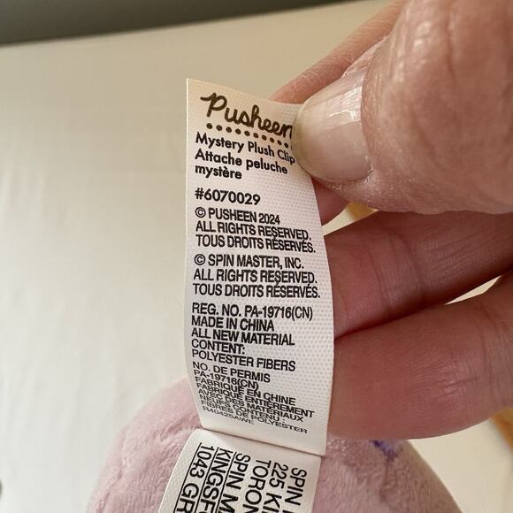 Set of 2 Pusheen Pink Mystery Plush Clip Stuffed Animals with Cookie/Ice Cream - Picture 10 of 10